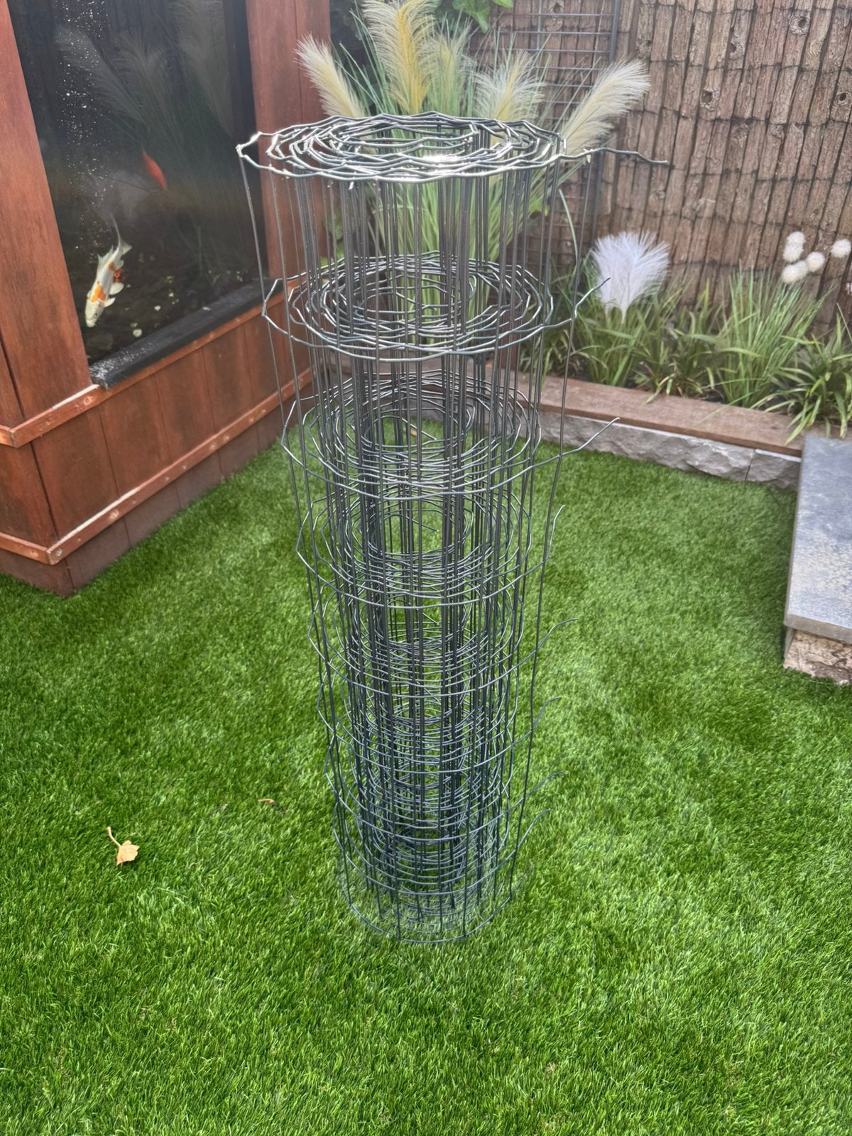 Rol tuingaas 80cm hoog +/- 4 meter lang, Tuin en Terras, Gaas en Draad, Ophalen, Zo goed als nieuw