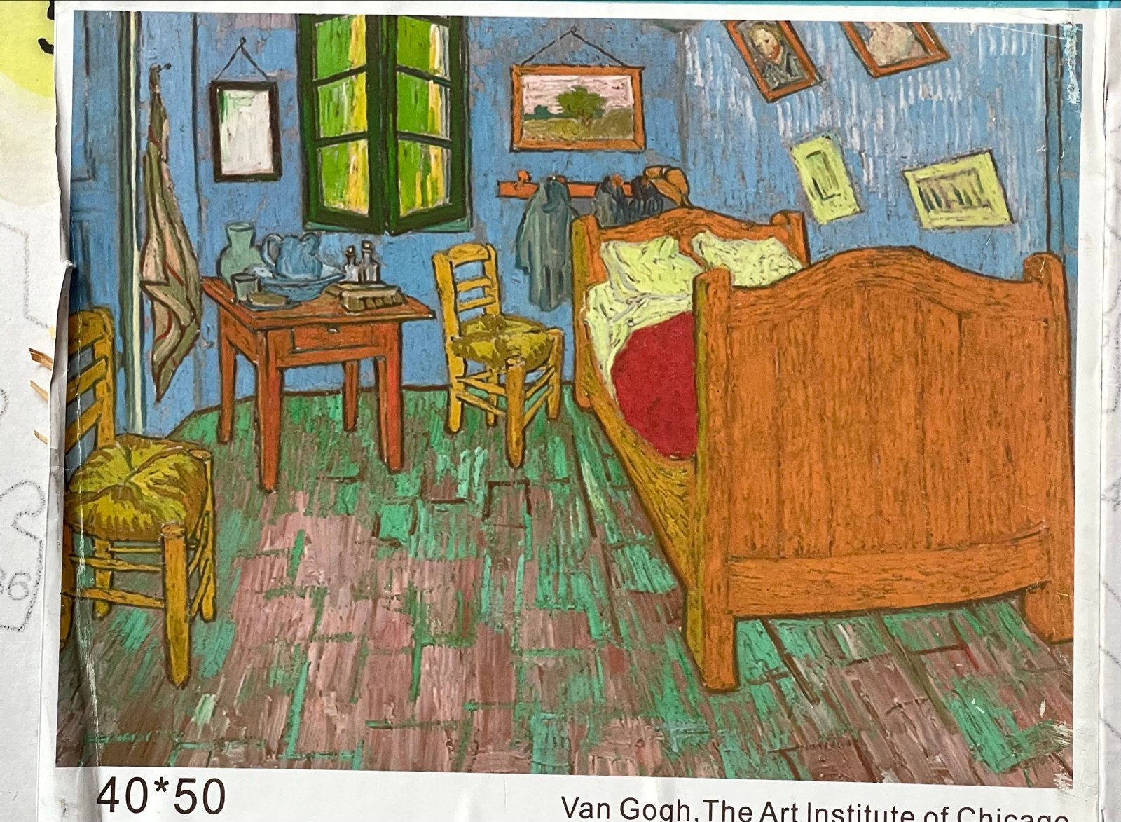 Schilderen op nummer - Van Gogh Slaapkamer in Arles, Hobby en Vrije tijd, Ophalen of Verzenden, Nieuw, Schilderen op nummer
