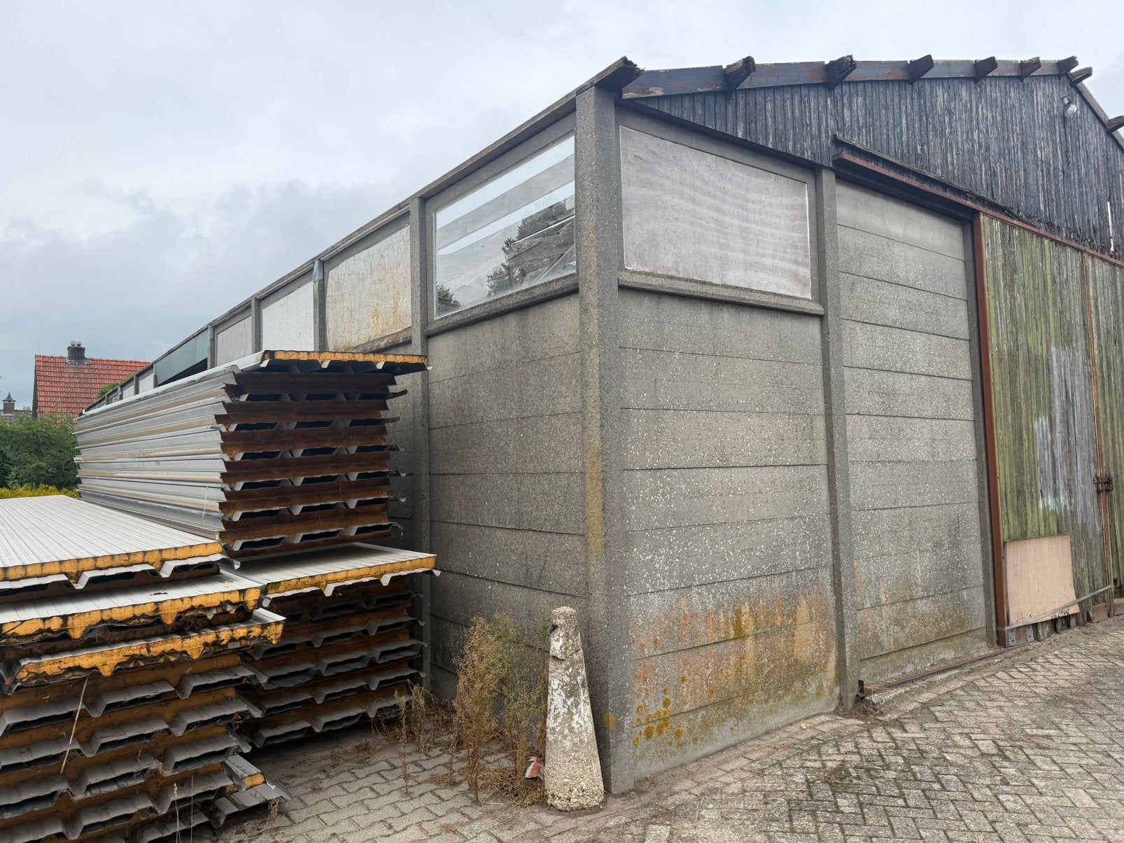 Betonnen loods 12mx24m, Ophalen, Gebruikt, Overige materialen, Overige typen