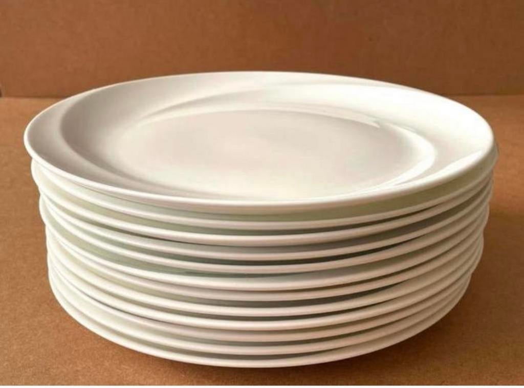 ZGAN Grote Platte Wedgwood Solar Diner-Borden Ø 27 cm, Ophalen of Verzenden, Zo goed als nieuw, Bord(en), Wedgwood