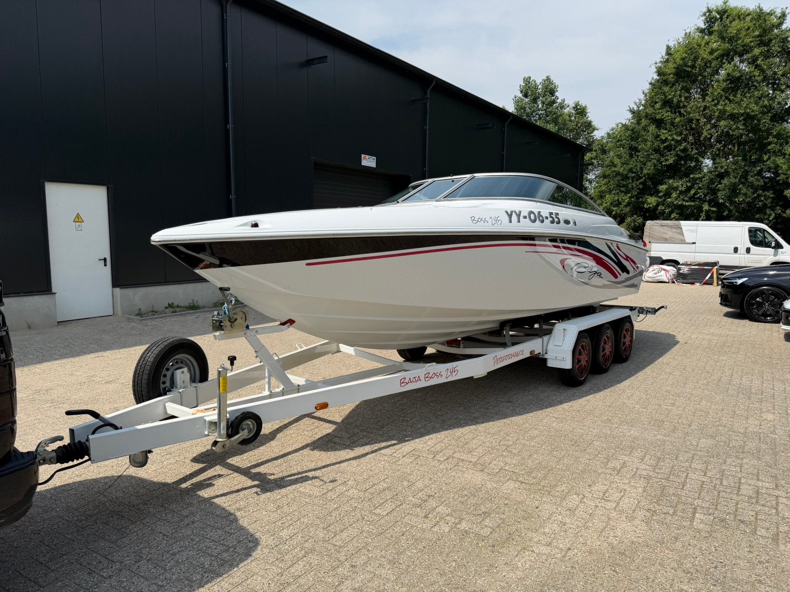 Baja 245 496 Mag HO 425PK GLASCOATING, Watersport en Boten, Speedboten, Ophalen, Gebruikt, Binnenboordmotor, 200 pk of meer