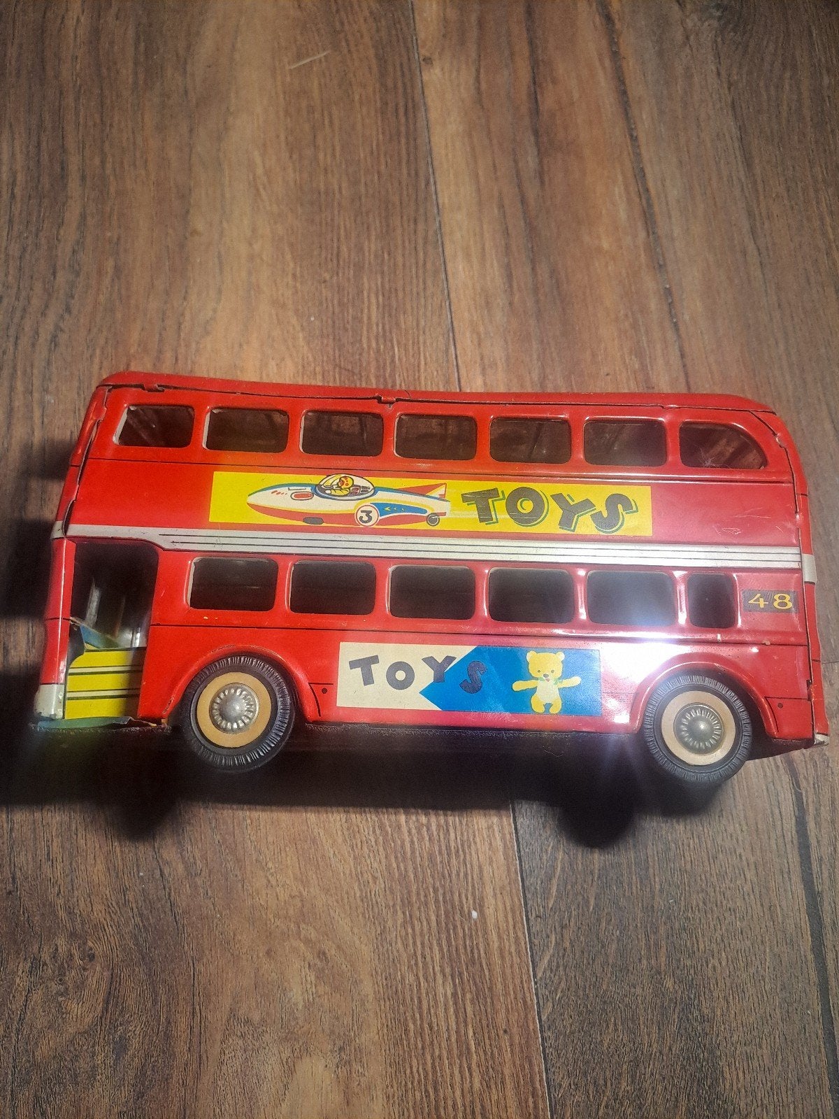 vintage dubbleldekker bus, Ophalen of Verzenden