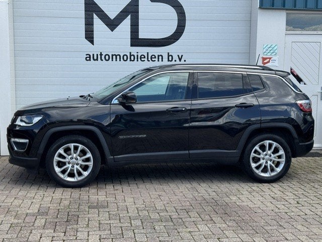 Jeep Compass 1.3T Limited - 1e eigenaar - LED -Leder-Keyless, Voorwielaandrijving, Dealer onderhouden, 4 cilinders, Zwart