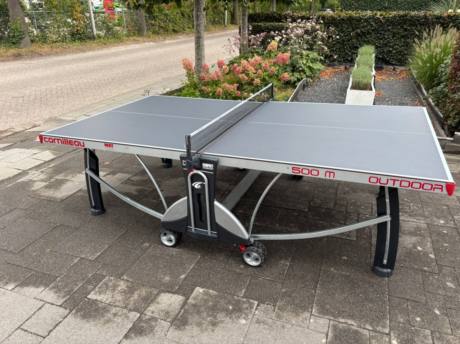 Cornilleau 500M Outdoor tafeltennistafel - Blue, Ophalen, Zo goed als nieuw, Tafel Outdoor
