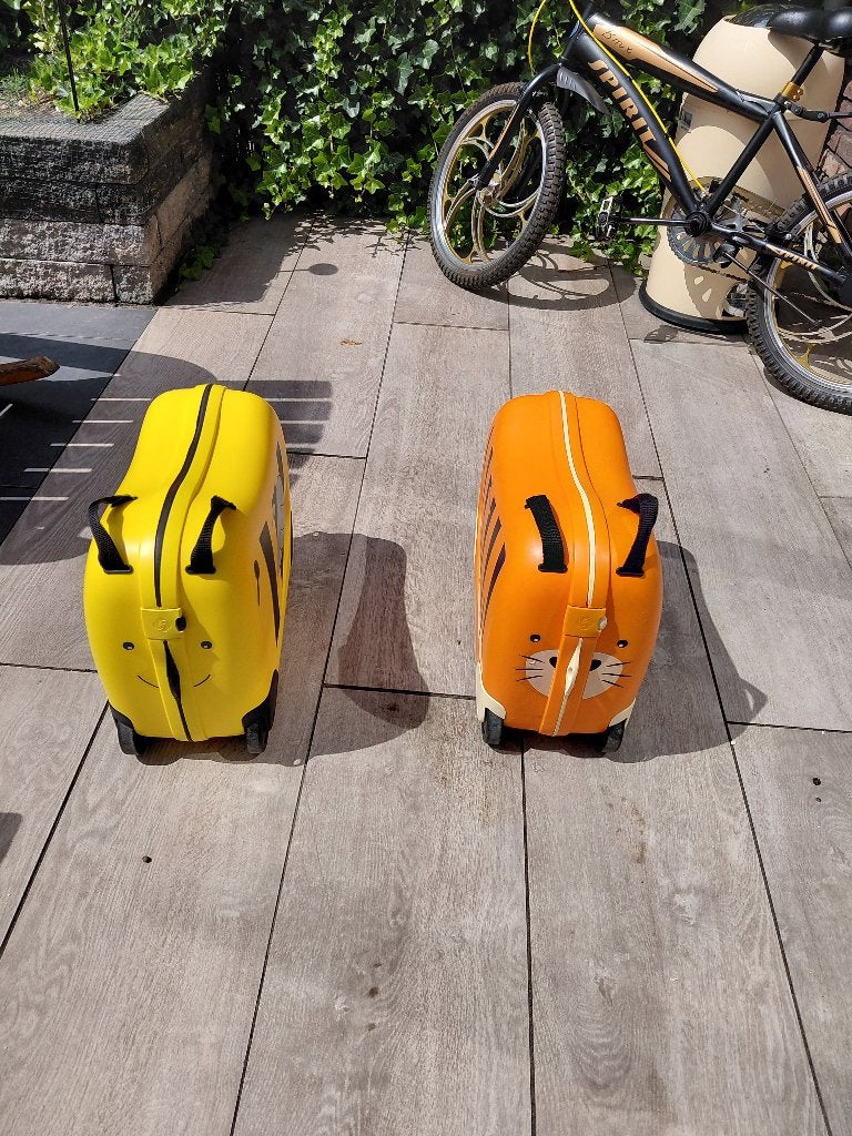 Kinder rolkoffers, Ophalen, Hard kunststof, Minder dan 50 cm, Zo goed als nieuw