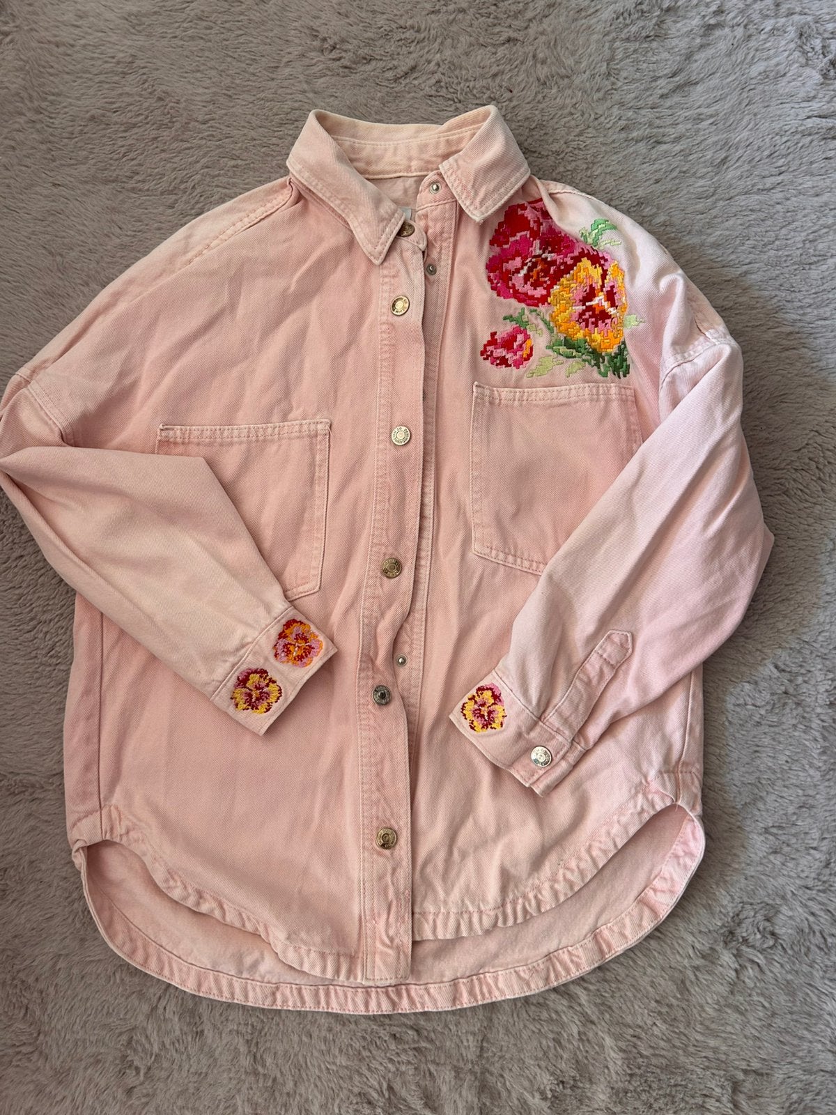 Blouse/jasje van Primark, Kleding | Dames, Ophalen of Verzenden, Zo goed als nieuw, Jasje, Roze