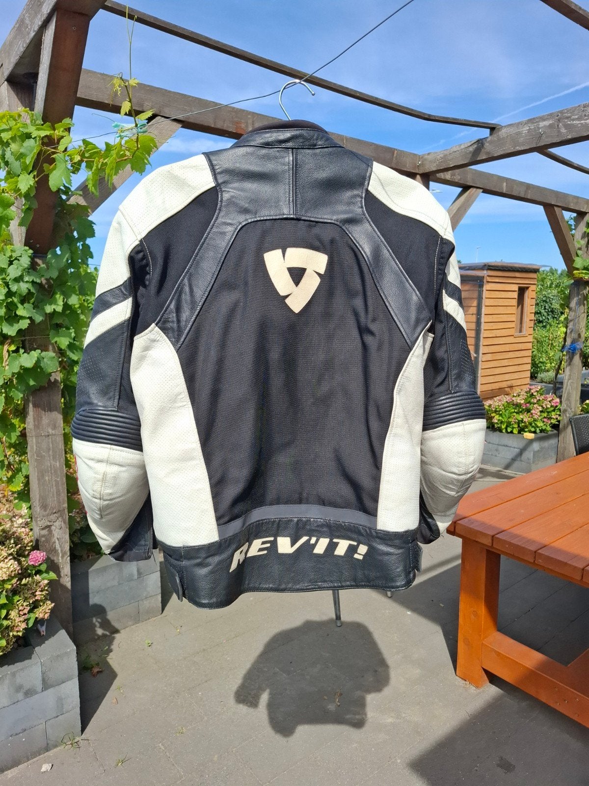 Leren Rev'it motorpak heren, Ophalen, REV'IT!, Tweedehands, Heren