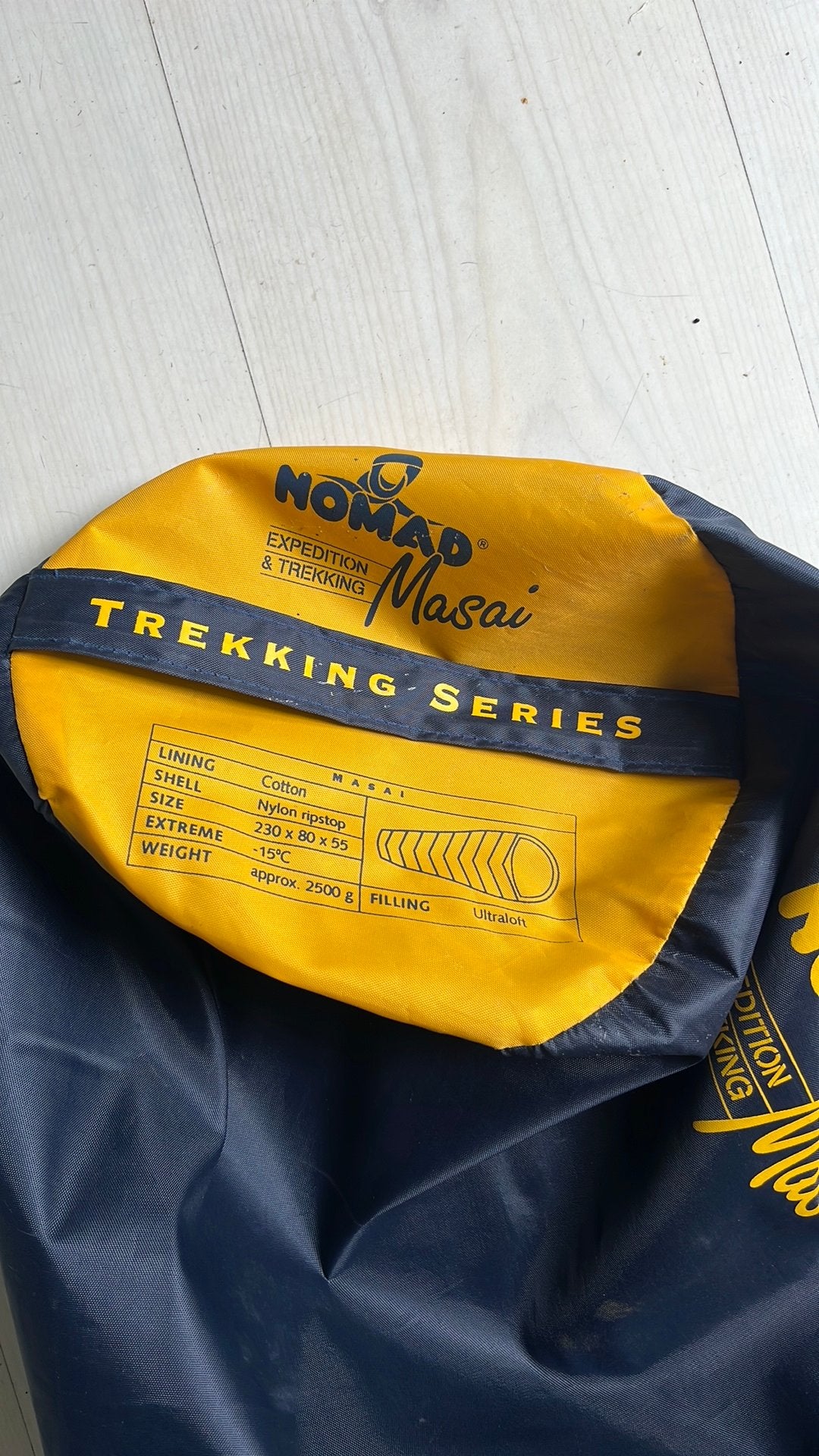 Nomad mummy slaapzak, Caravans en Kamperen, Slaapzakken, Ophalen, Zo goed als nieuw
