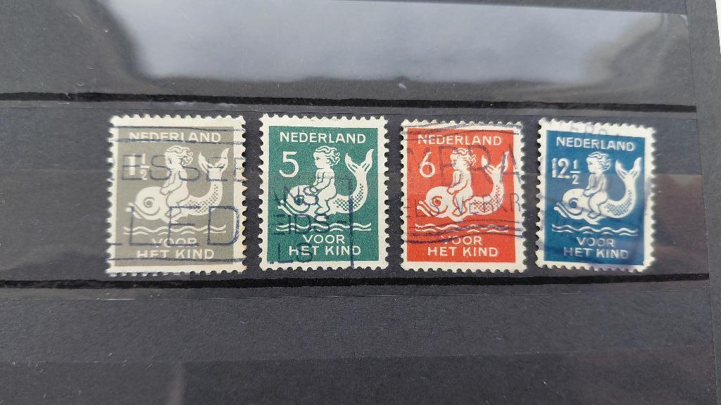 Postzegels Nederland Kinderpostzegels 1929, Verzenden, T/m 1940, Gestempeld