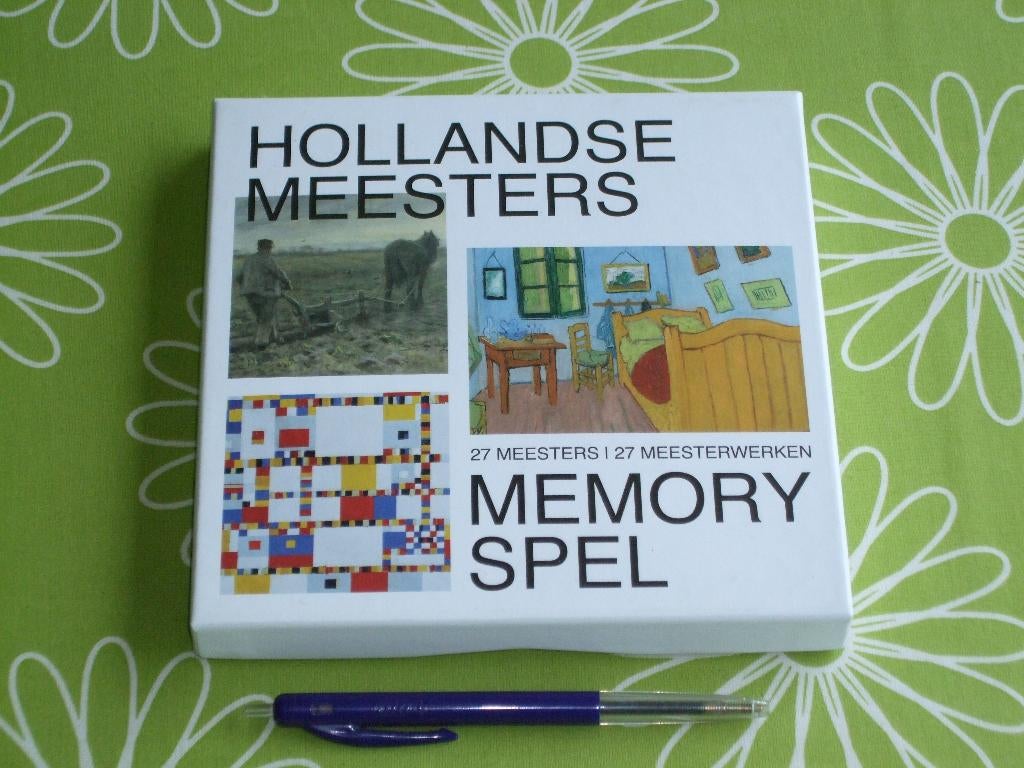 Hollandse meesters Memory spel - 27 meesters, Een of twee spelers, Ophalen of Verzenden, Zo goed als nieuw