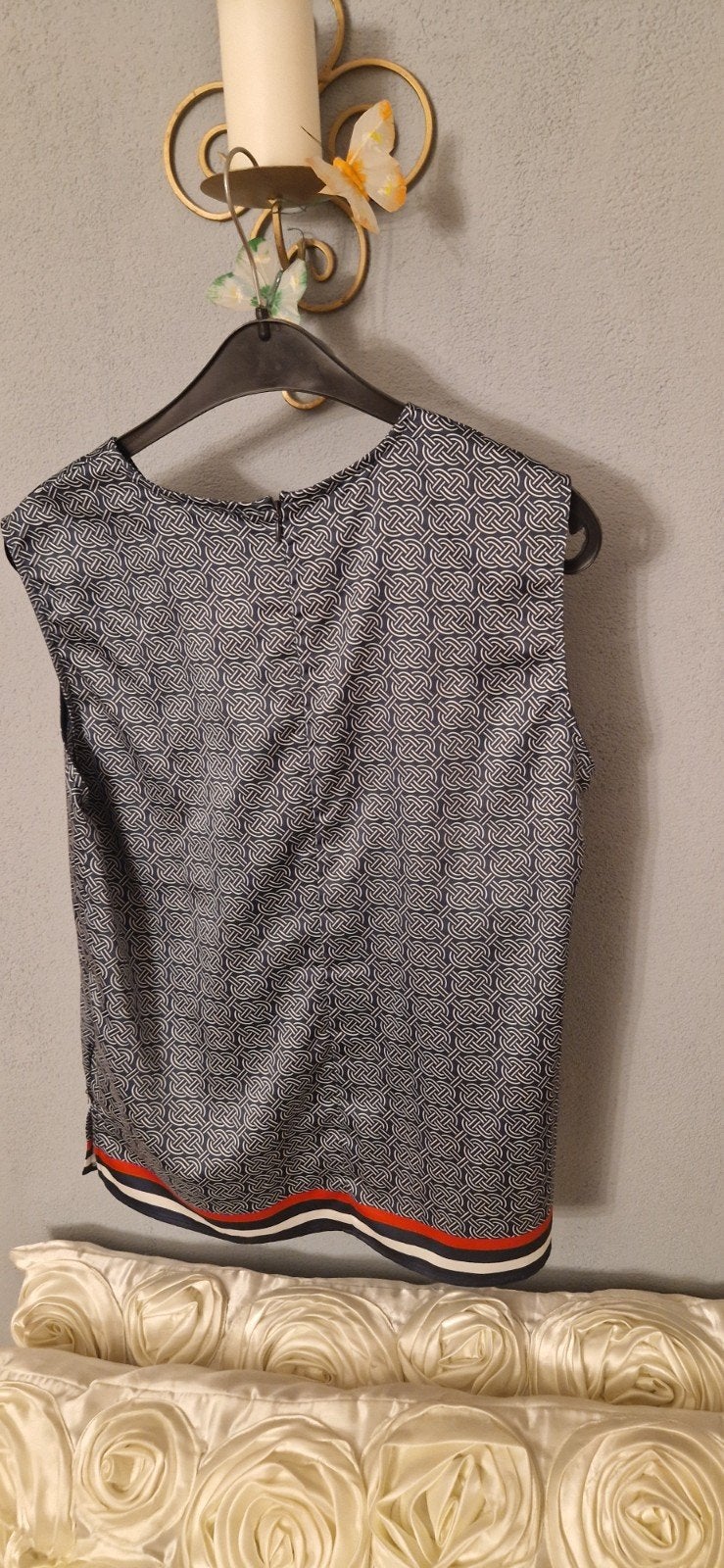 River Woods mouwloze top met patroon - Maat 40, Kleding | Dames, Tops, Maat 38/40 (M), Meerkleurig, River Woods, Ophalen of Verzenden