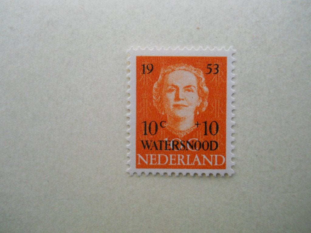 Nederland 1953 Watersnood opdruk in zwart Nvph.601 postfris, Postzegels en Munten, Ophalen of Verzenden, Na 1940, Postfris