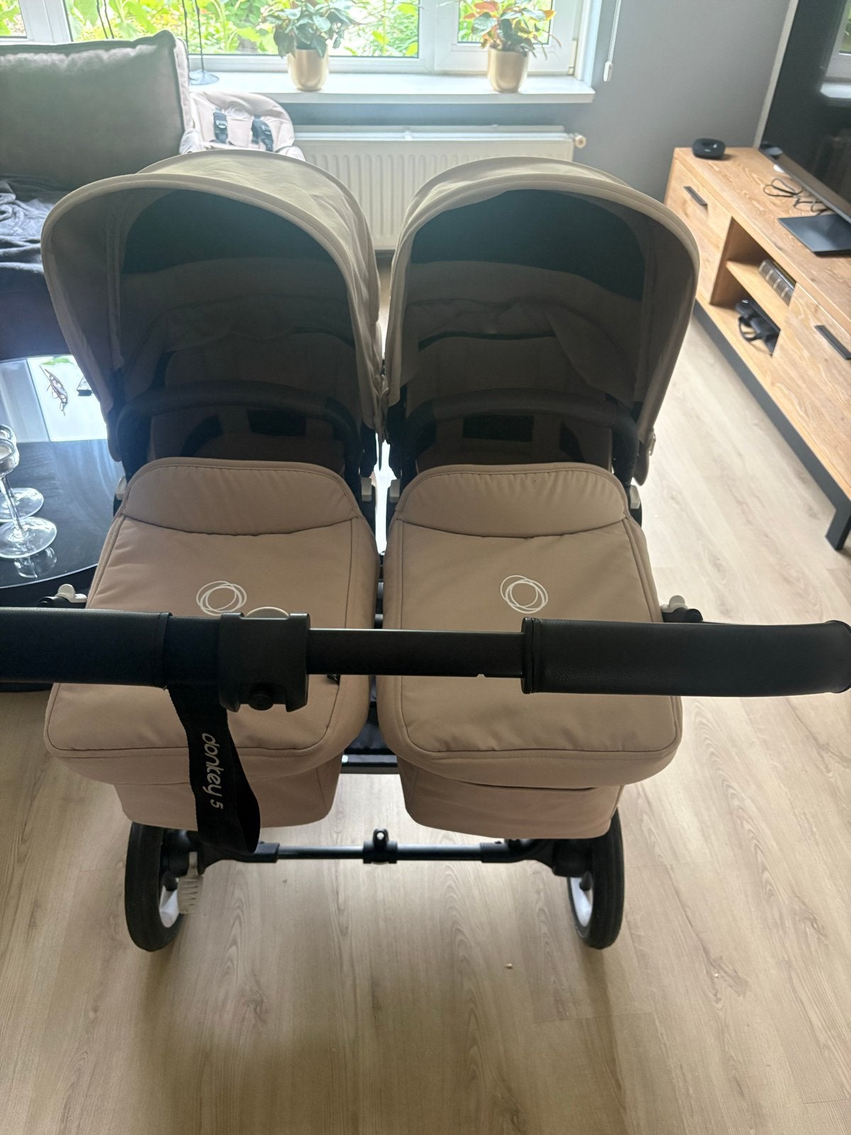 Bugaboo Donkey 5 Duo/Mono Kinderwagen met Maxi-Cosi's, Ophalen, Gebruikt, Combiwagen, Duowagen