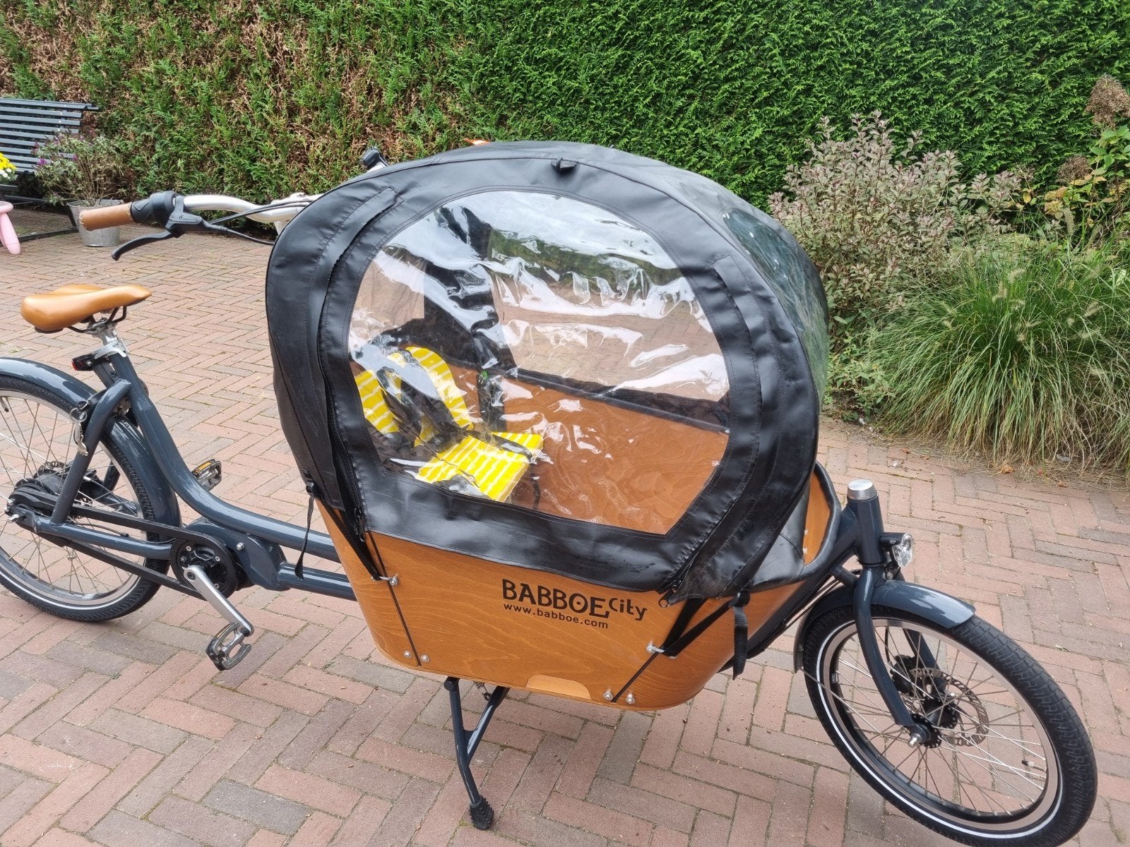 Babboe City regentent/ regenhuif, Fietsen en Brommers, Ophalen, Gebruikt, 4 kinderen of meer