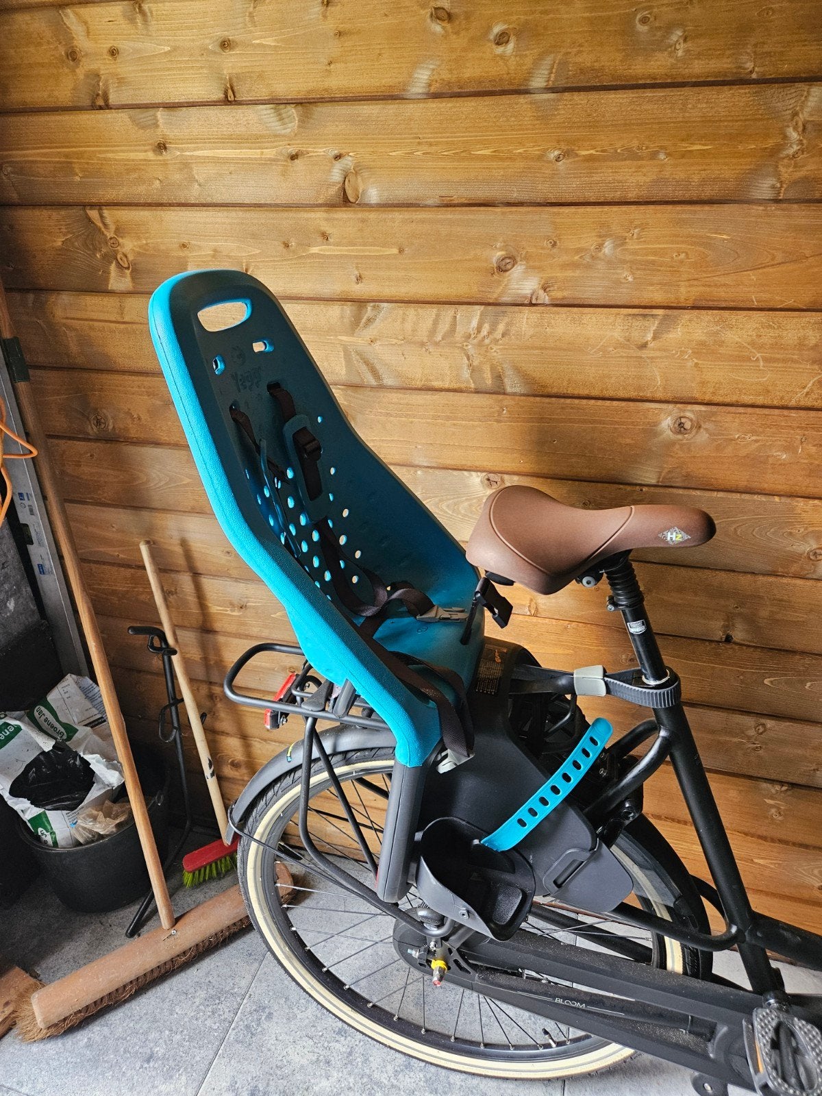 Yepp Achterzitje Fiets - Blauw, Ophalen