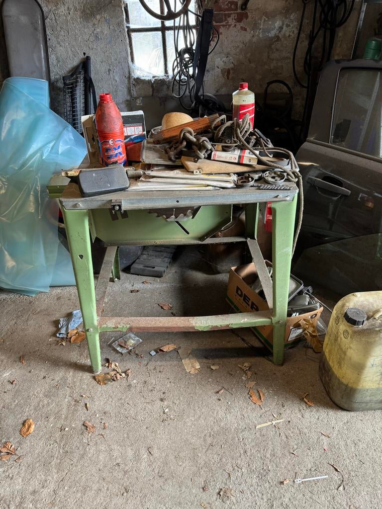 Tafelzaagmachine - Goed werkend, Doe-het-zelf en Verbouw, Gereedschap | Zaagmachines, Ophalen, Gebruikt, Overige typen