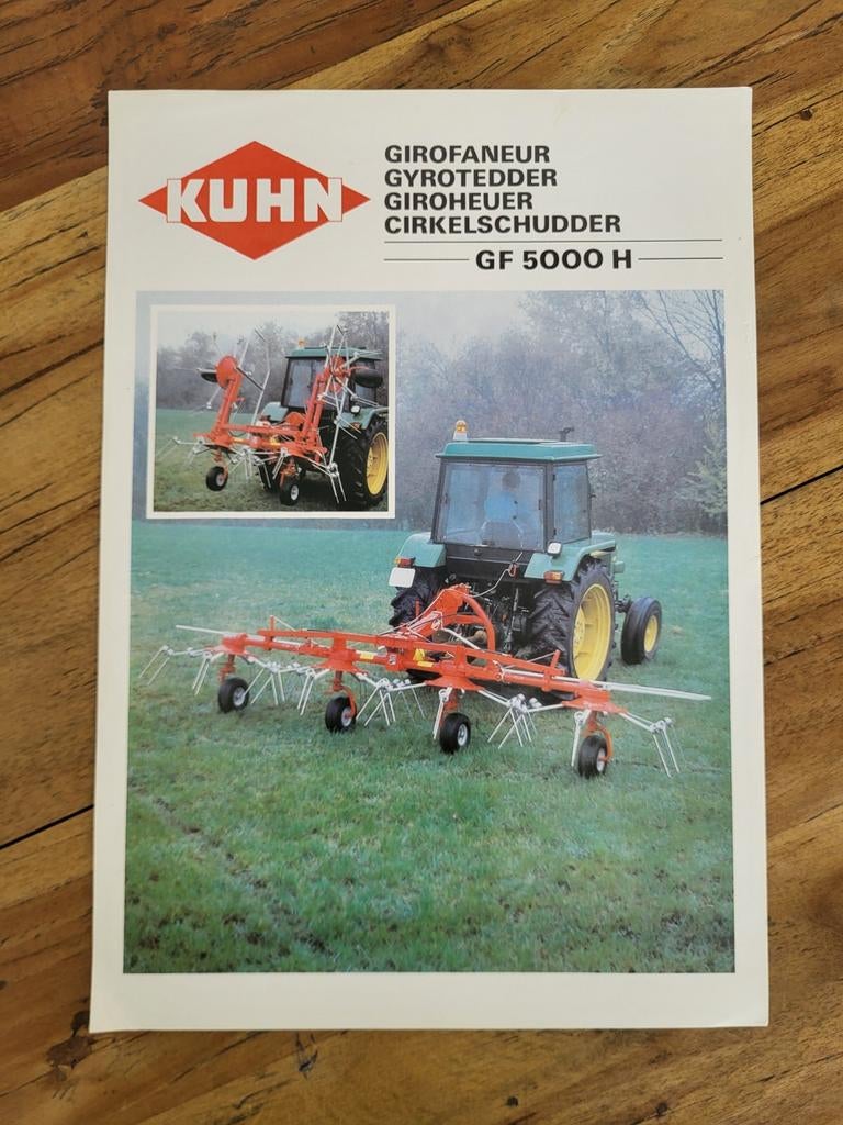 tractor folder Kuhn GF 5000 H cirkelschudder, Ophalen of Verzenden, Zo goed als nieuw