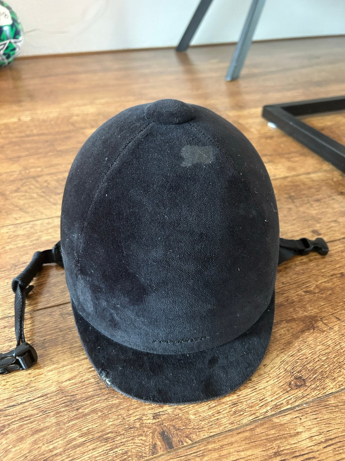 Paardrij cap Fouganza zwart 53 cm, Dieren en Toebehoren, Paardrijkleding, Gebruikt, Fouganza, Ophalen of Verzenden, Rijhelm/cap
