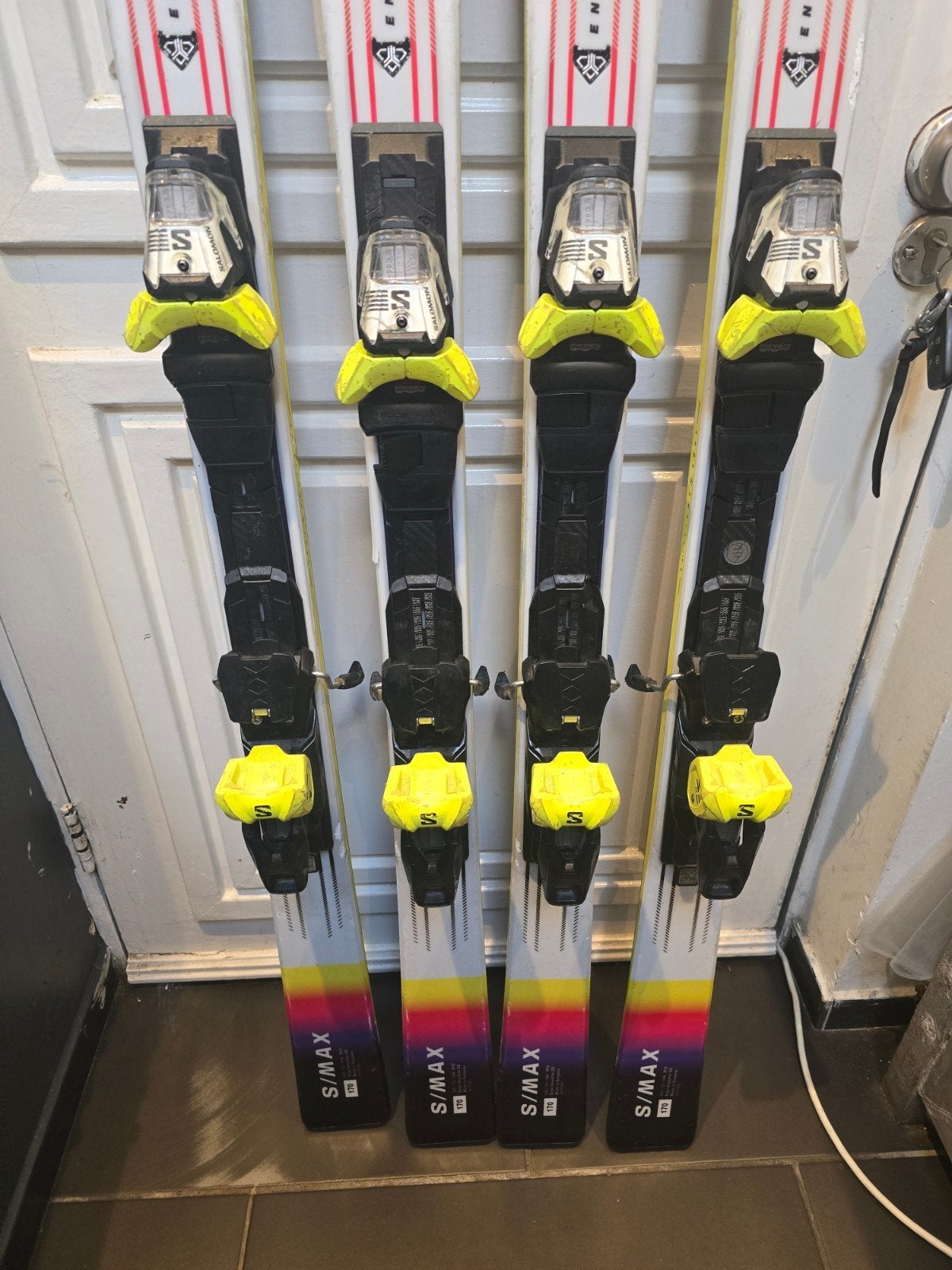 160cm SALOMON S MAX ENDURANCE, 160 tot 180 cm, Zo goed als nieuw, Carve, Skiën
