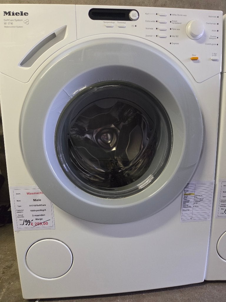 wasmachine - Miele - 6kg - A - UITVERKOOP!, Ophalen, 6 tot 8 kg, Duitsland, Minder dan 85 cm