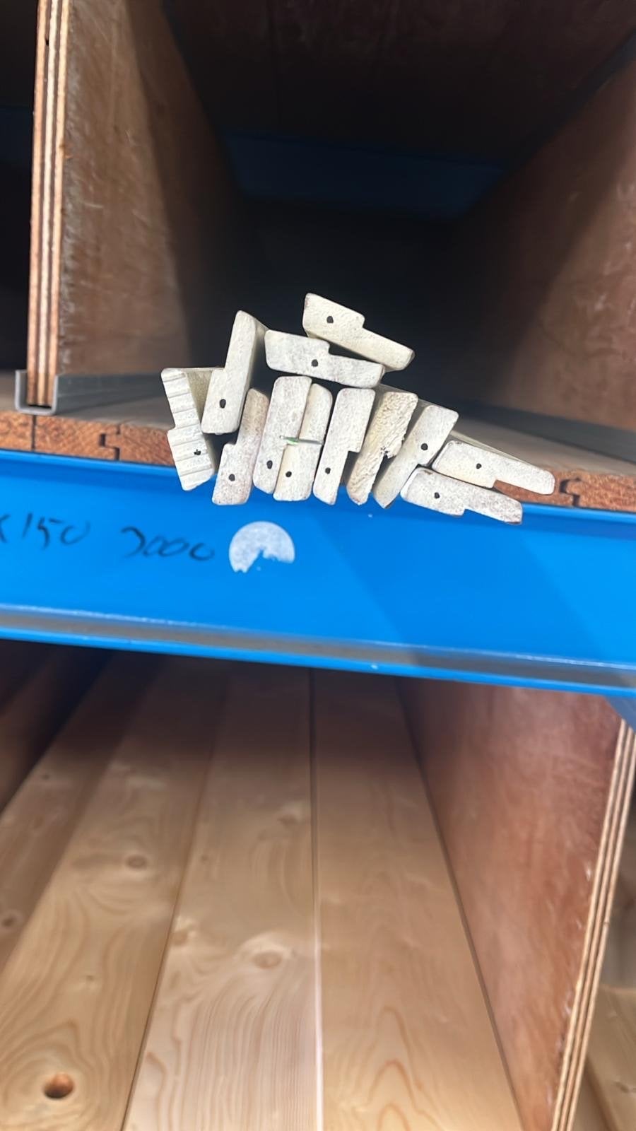 Meranti glaslat ZS9 9x32 wit gegrond L=490cm, Ophalen, Nieuw, Overige typen