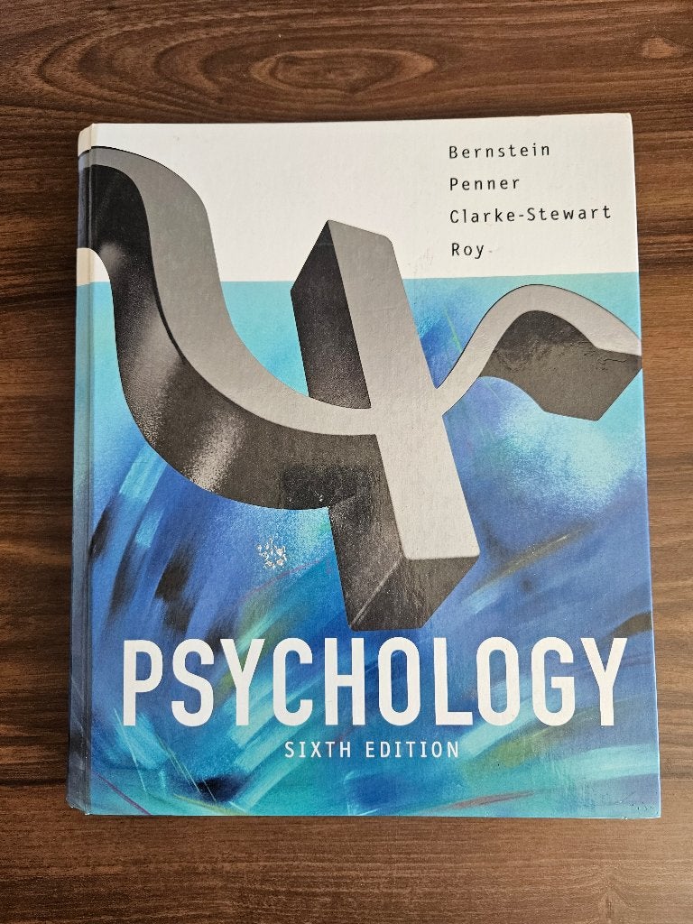 Psychology  - Bernstein, Penner, Clarke-Stewart, Roy, HBO, Bernstein, Penner, Clarke-Stewart, Roy, Gamma, Ophalen