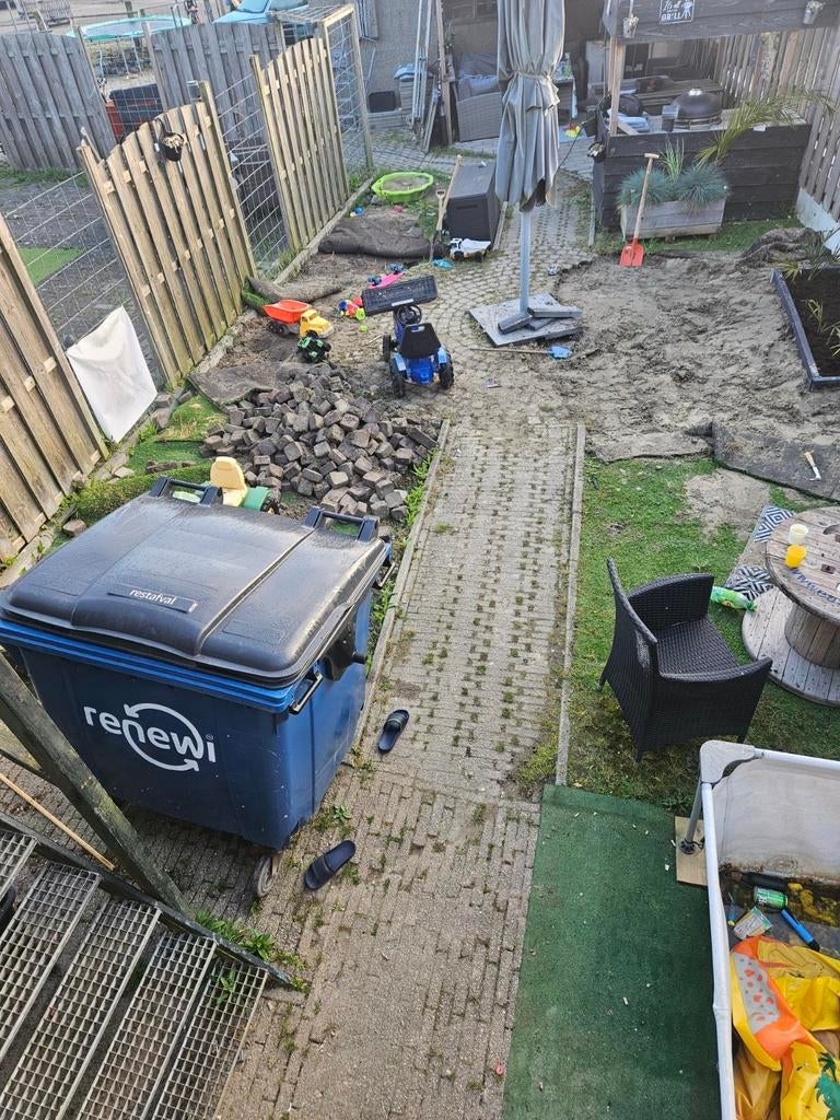 Tuinbestrating incl bandjes, Ophalen of Verzenden, Kunststof, Overige typen