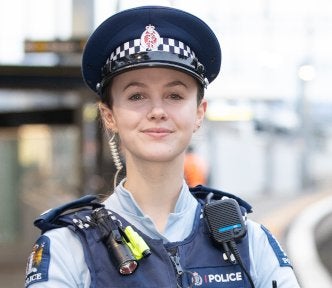 2x Pet Nieuw Zeeland Politie Police New-Zealand Police Cap, Ophalen of Verzenden, Overige soorten, Engeland, Overige typen