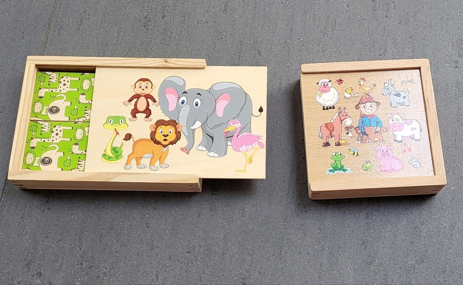 Houten Memory en Domino, Ophalen of Verzenden, Zo goed als nieuw
