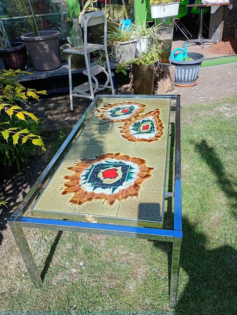 Belarti tegeltafel / salontafel, Ophalen, Huis en Inrichting