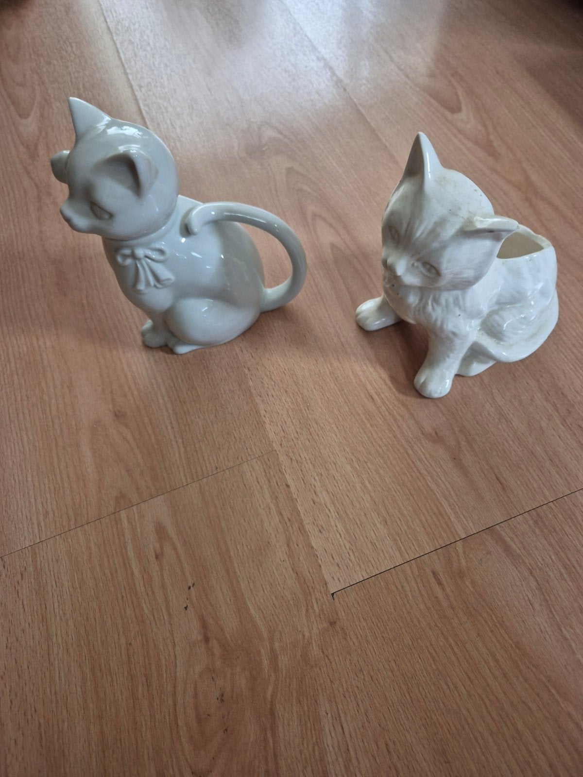 VINTAGE " Keramiek katten SETJE, Antiek en Kunst, Antiek | Keramiek en Aardewerk, Ophalen