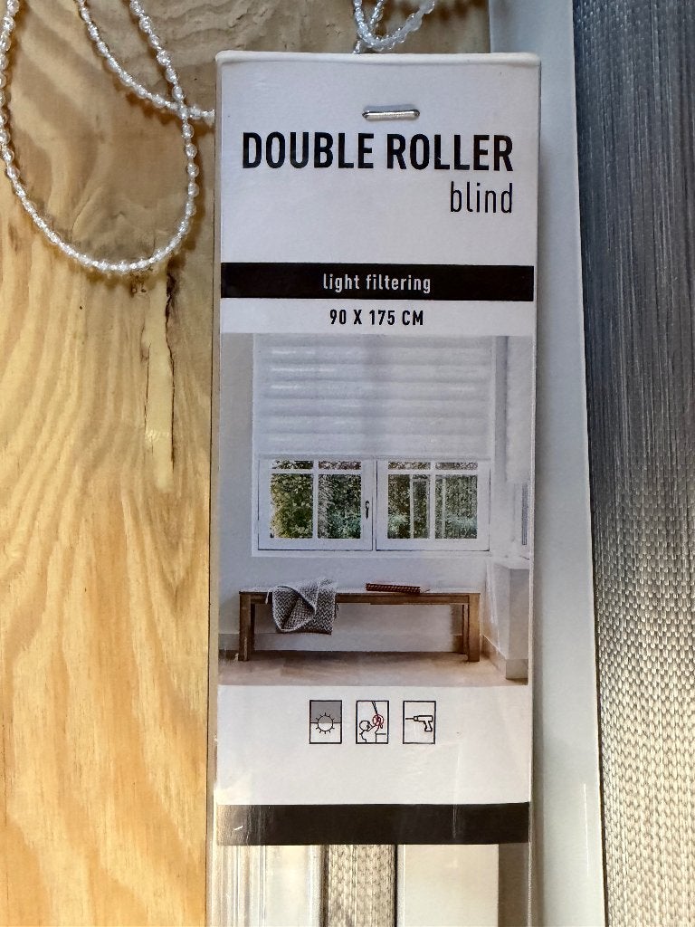 2x Duo rolgordijnen 160 en 90 cm, Ophalen, Duo rolgordijn, 175 cm, Zo goed als nieuw