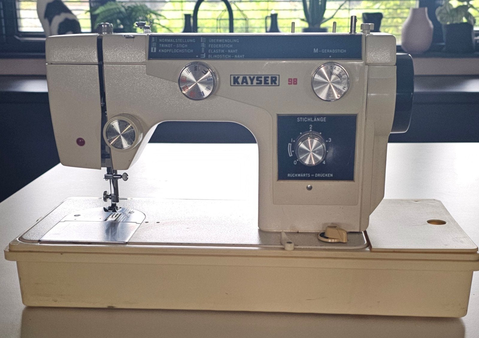 Oersterke Kayser 98 naaimachine, Ophalen of Verzenden, Gebruikt, Naaimachine, Overige merken