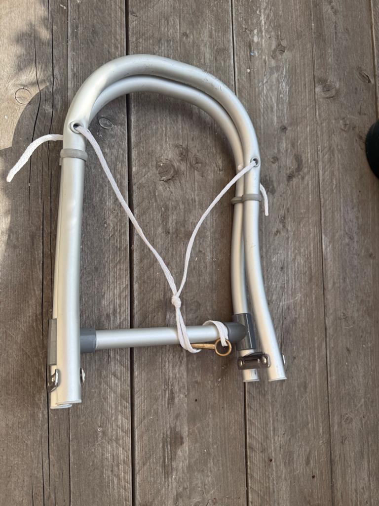 Trapje voor Rubberboot aluminium, Watersport en Boten, Ophalen of Verzenden, Zo goed als nieuw, Overige typen