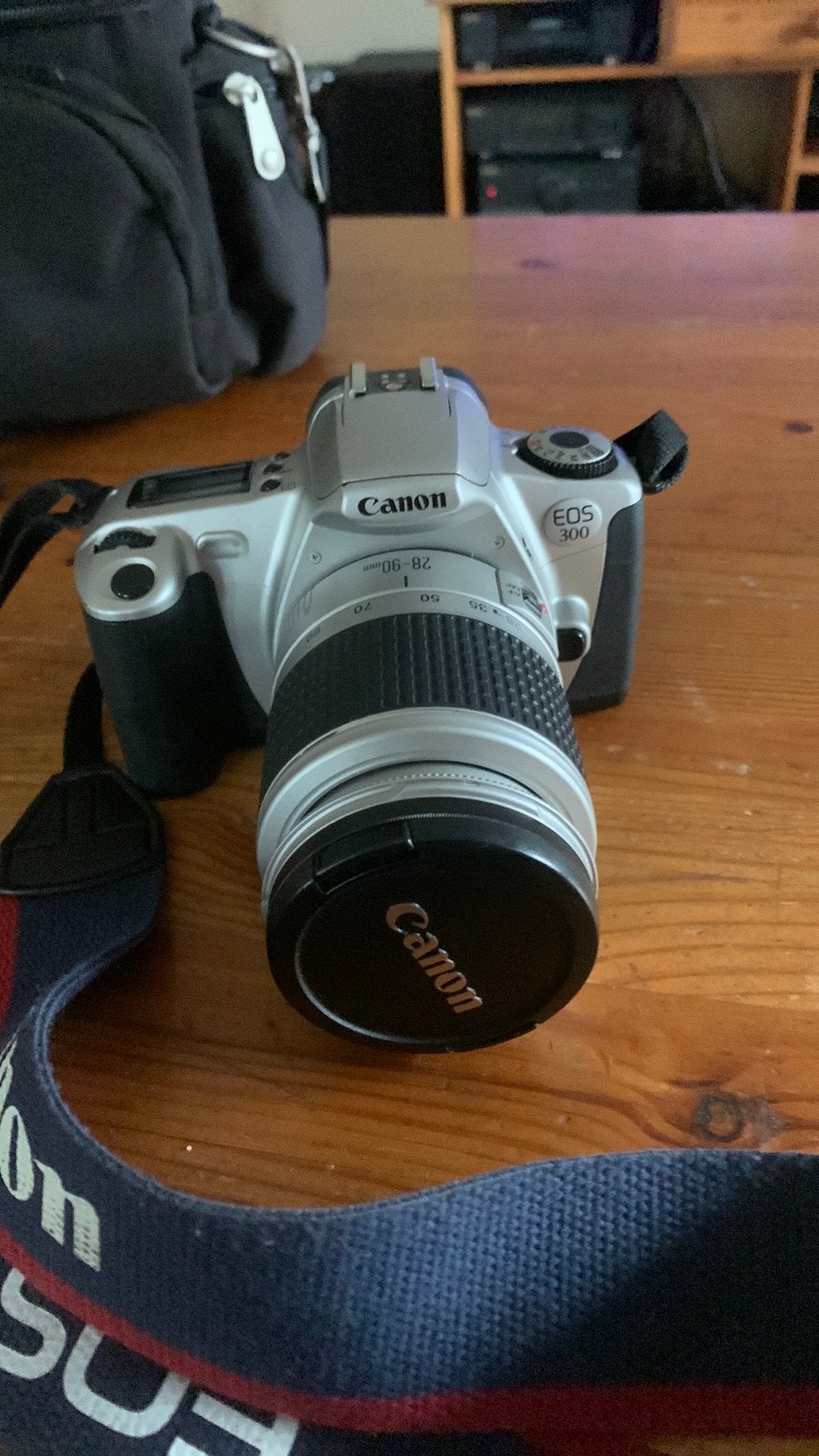 Canon EOS 300 met tas, Ophalen of Verzenden, Zo goed als nieuw, Spiegelreflex, Canon