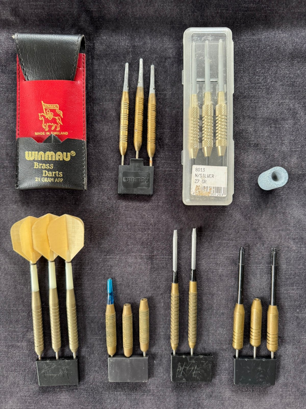 17 vintage dartpijlen, Ophalen of Verzenden, Gebruikt, Pijlen