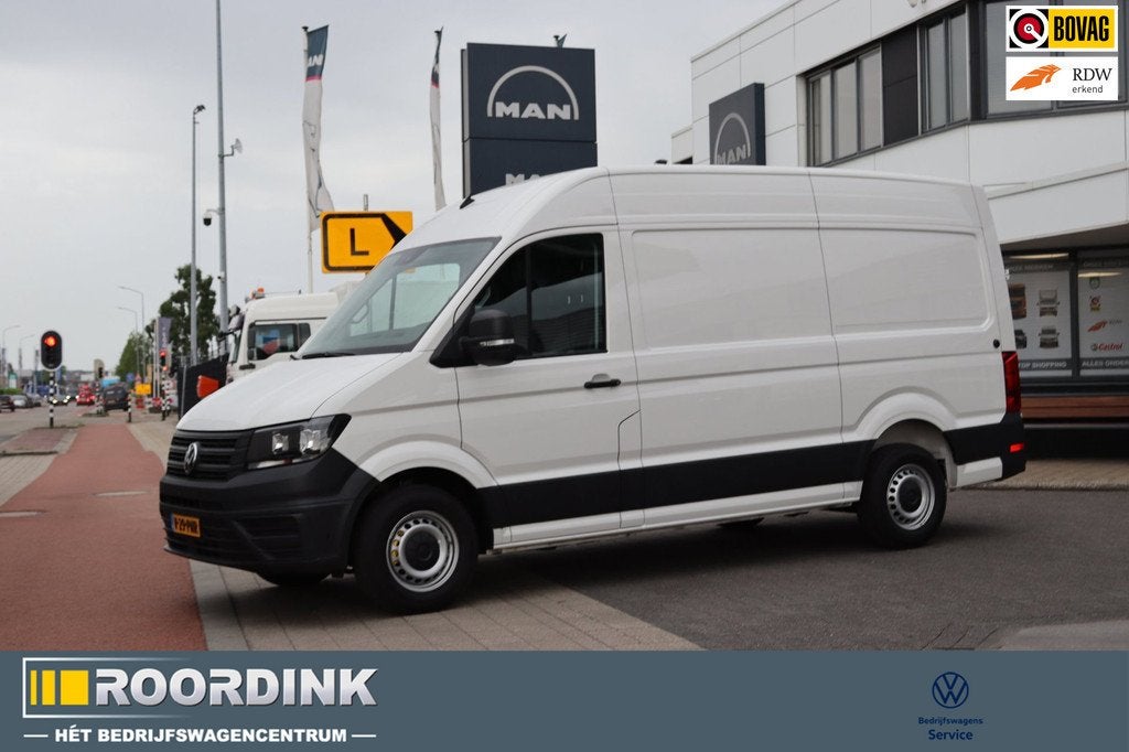 Volkswagen CRAFTER 35 2.0 TDI L3H3 177 pk BPM vrij, geveerde, Stof, Gebruikt, Euro 6, 4 cilinders