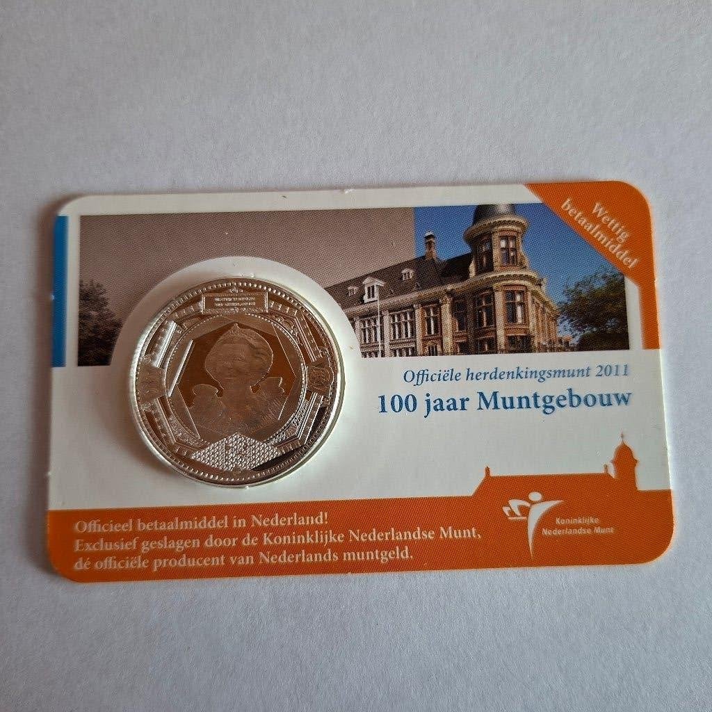 coincard 100 jaar muntgebouw 2011 UNC, Postzegels en Munten, Verzenden, Overige landen, 2 euro