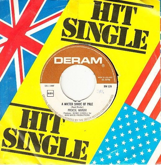 procol harum - a whiter shade of pale  ( 1967/nl pers), Gebruikt, Originele persing, 7 inch, Single