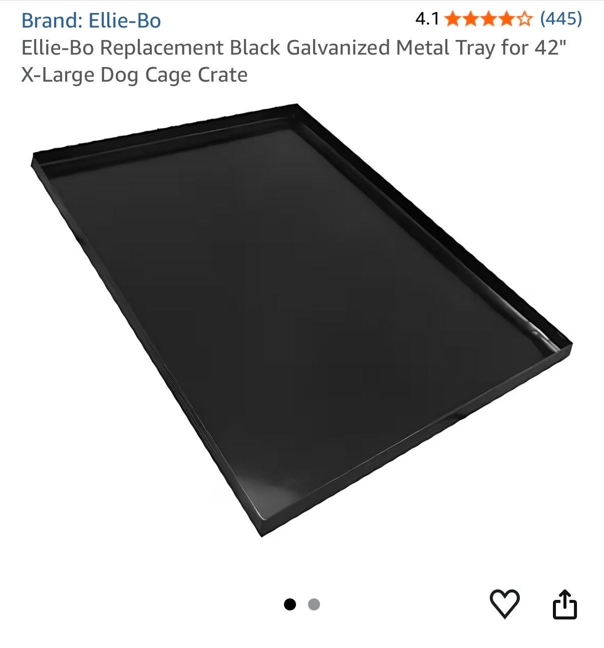 Nieuwe metalen bodemplaat voor 42” hondenbench – 103 x 69 cm, Ophalen, Nieuw