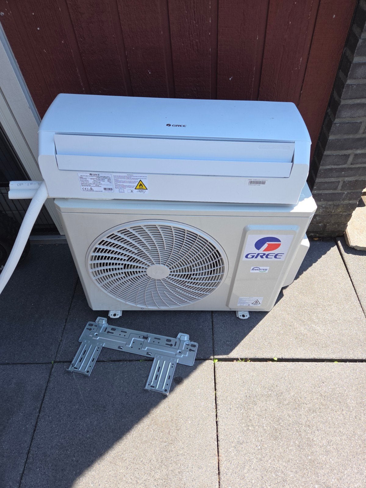 Split Airco, Gebruikt, Verwarmen, 3 snelheden of meer, Ophalen of Verzenden