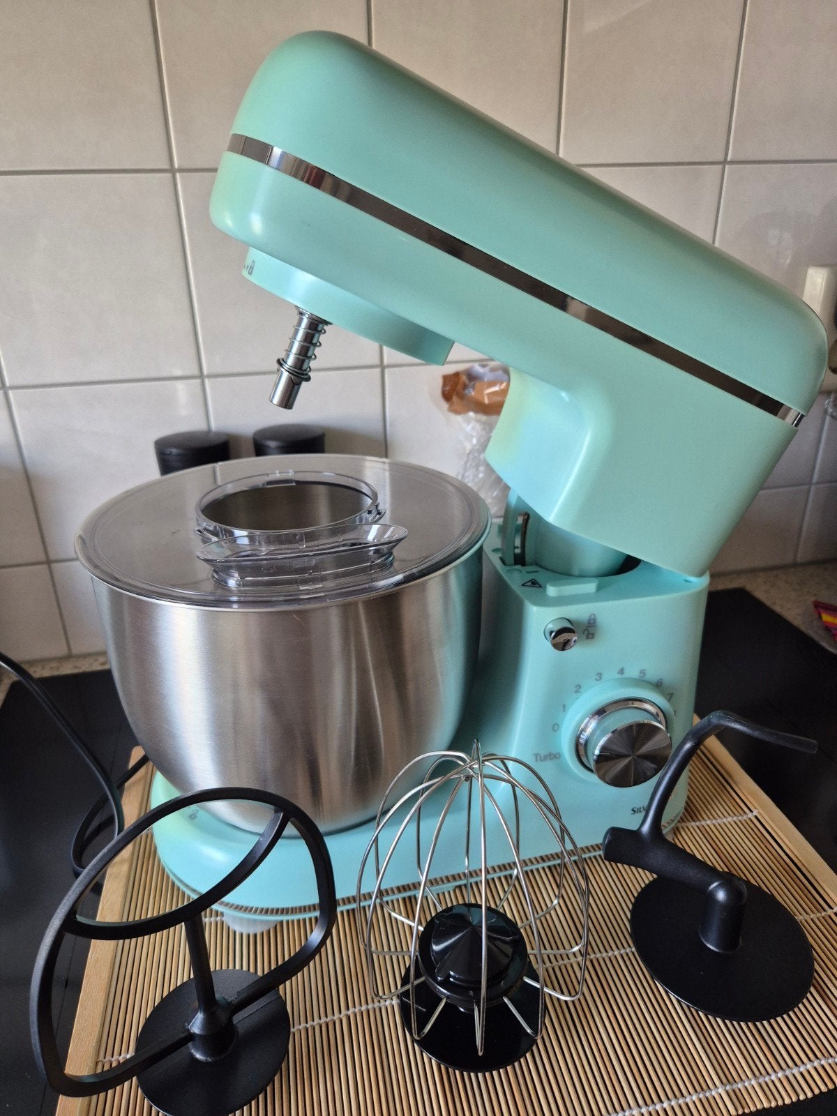SilverCrest Keukenmachine SKM 600 B2 - Zo goed als nieuw, 4 liter of meer, Ophalen, Zo goed als nieuw, 3 snelheden of meer
