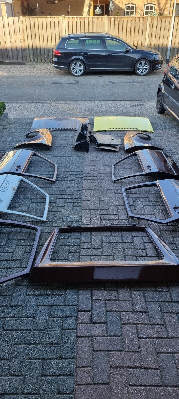 VW Golf 1 5-deurs: Originele deuren, motorkap, achterklep, Ophalen, Gebruikt, Volkswagen, Deur