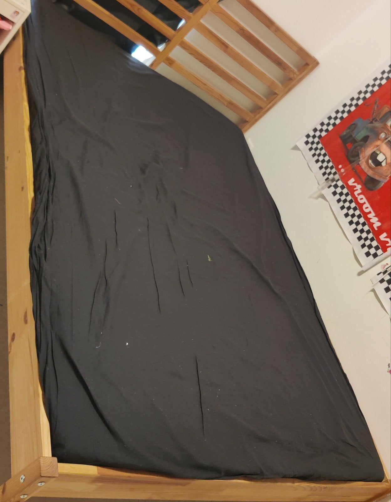Ikea Neiden bed 140x200 met matras - Goede staat, Ophalen, Gebruikt, Wit, Tweepersoons