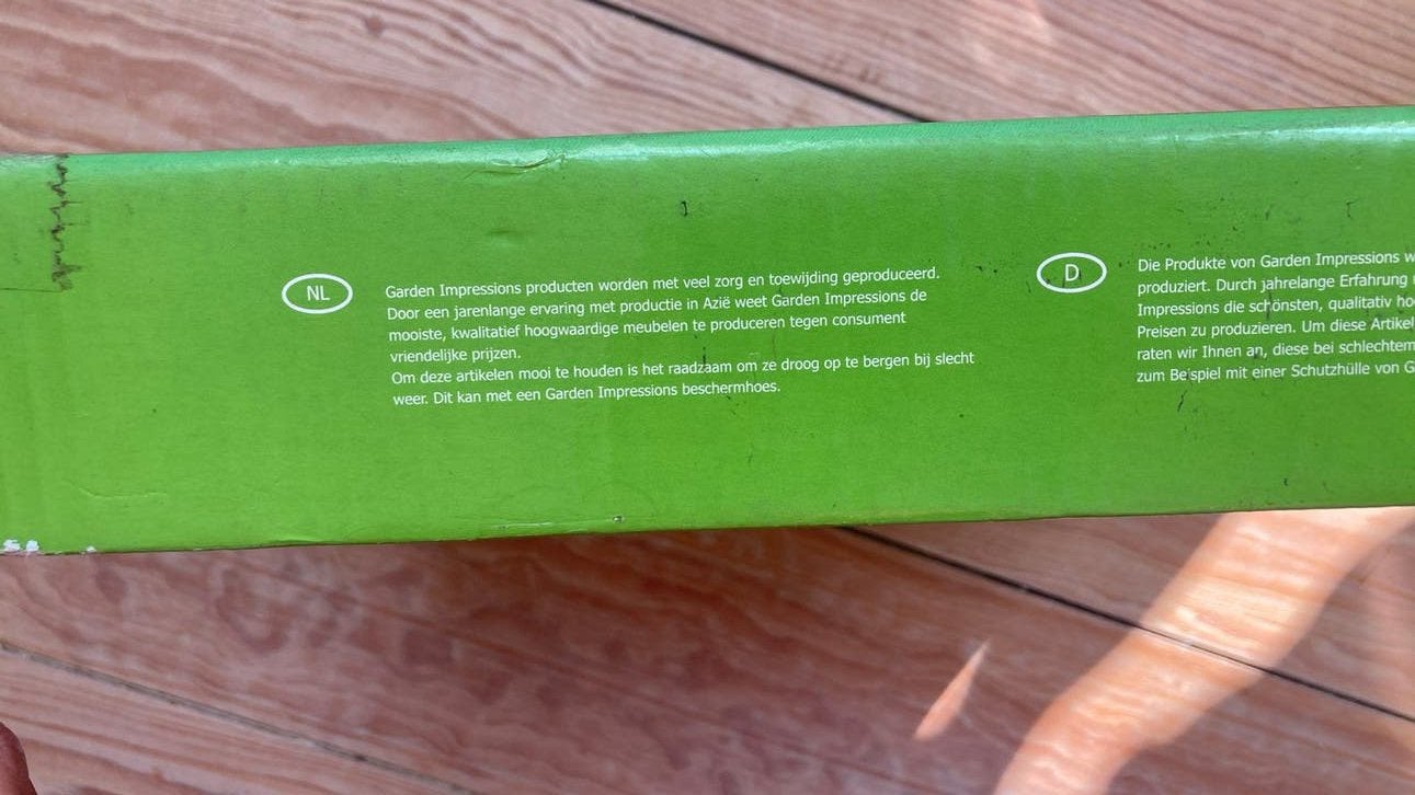 Nieuw :Garden Impressions Lounge Kussentas - Beschermhoes, Ophalen of Verzenden, Nieuw