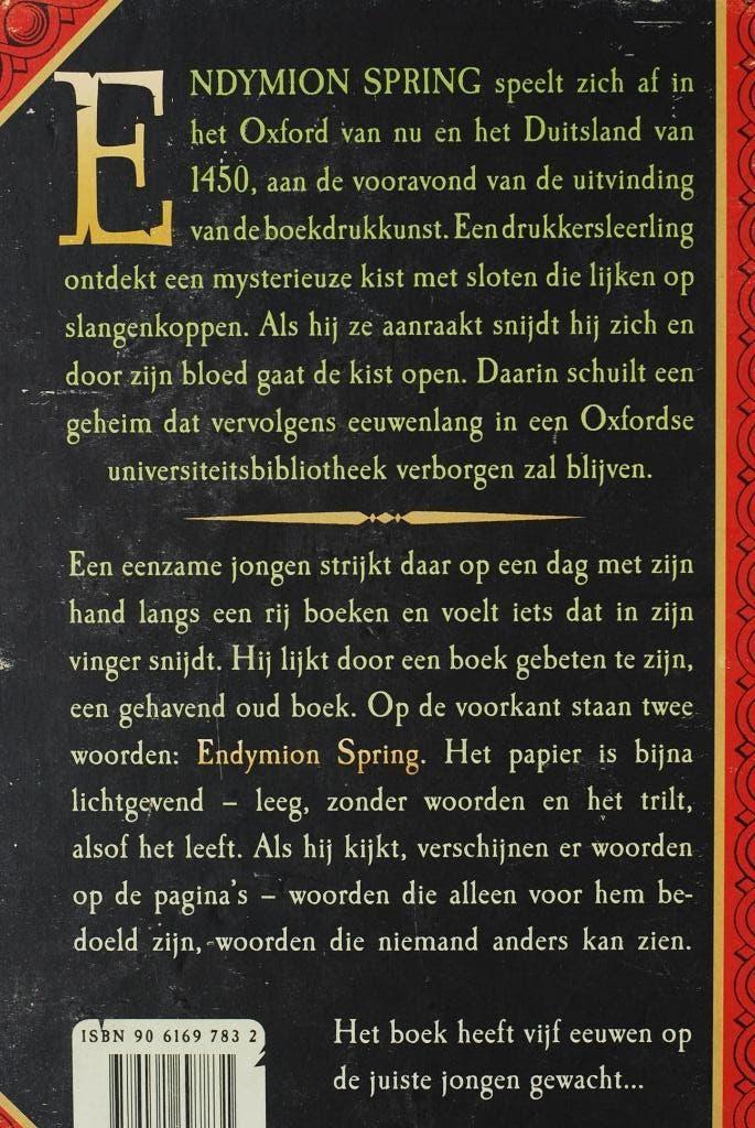 Endymion Spring - Matthew Skelton | Jeugdboek fantasie, Boeken, Verzenden, Zo goed als nieuw