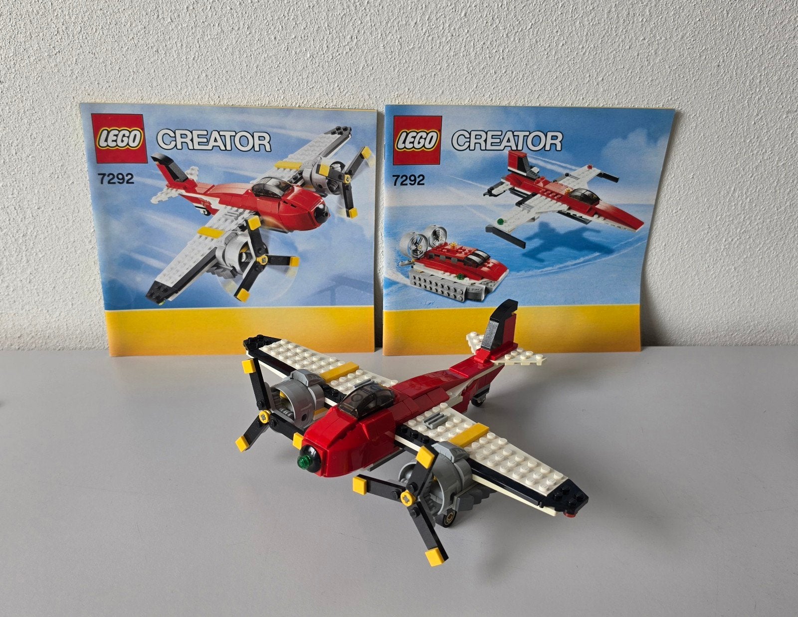 LEGO Creator 7292 | Propeller Vliegtuig 3-in-1 compleet, Gebruikt, Lego, Inclusief instructies, Ophalen of Verzenden