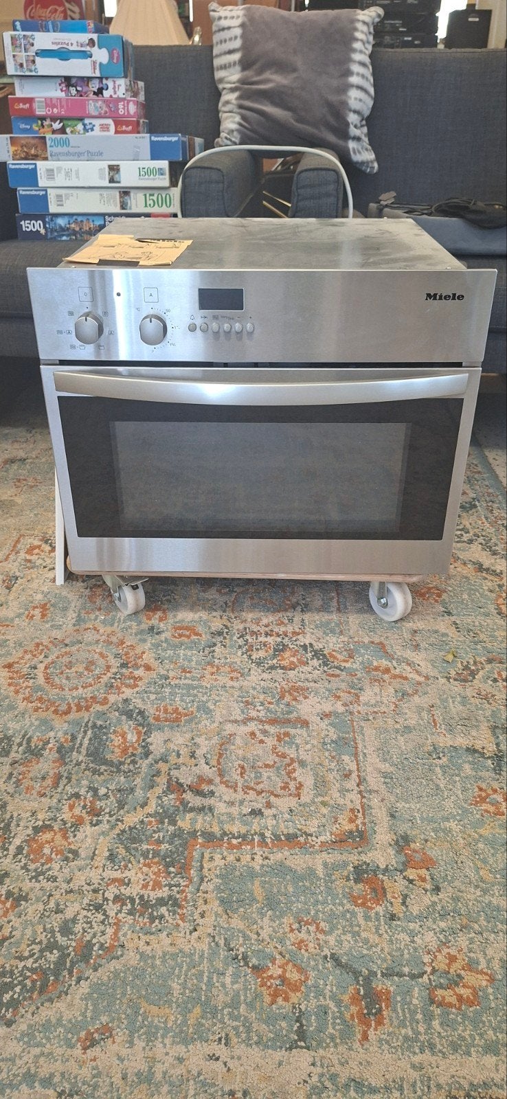 Miele Inbouw Heteluchtoven - Zo goed als nieuw, Ophalen, 45 tot 50 cm, Hete lucht, Inbouw