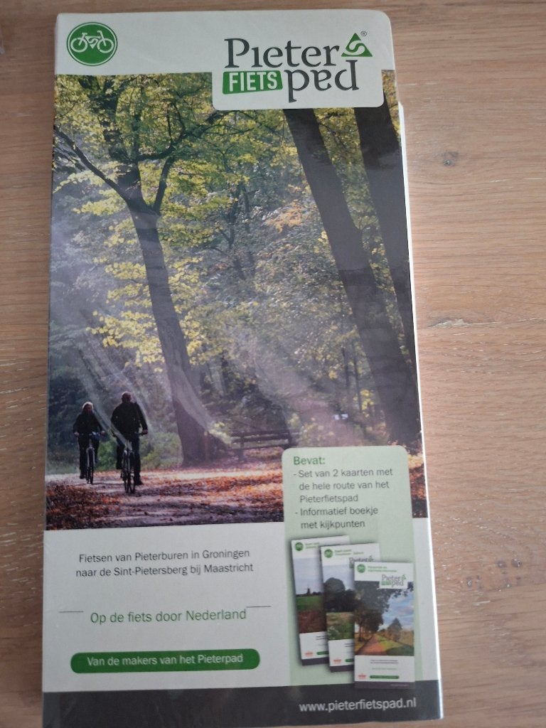 Fietskaart Pieterpad Nivon nieuw in verpakking, Boeken, Reisgidsen, Overige merken, Fiets- of Wandelgids, Nieuw, Ophalen of Verzenden