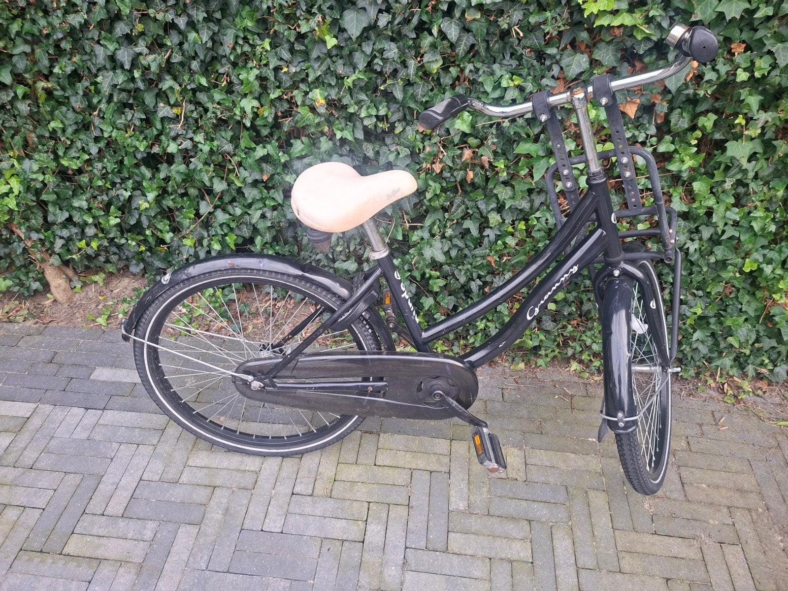 Sparta Granny 24 inch - Zwarte transportfiets, Ophalen, Terugtraprem, Sparta, Handrem